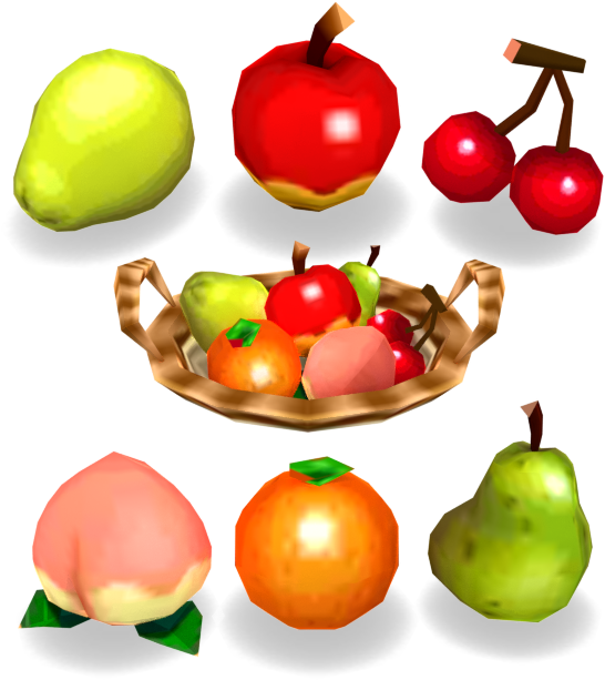 Assorted3 D Fruit Collection PNG