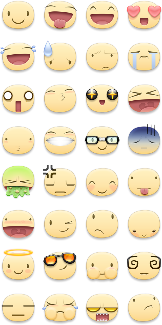 Assorted_ Emoticons_ Collection PNG