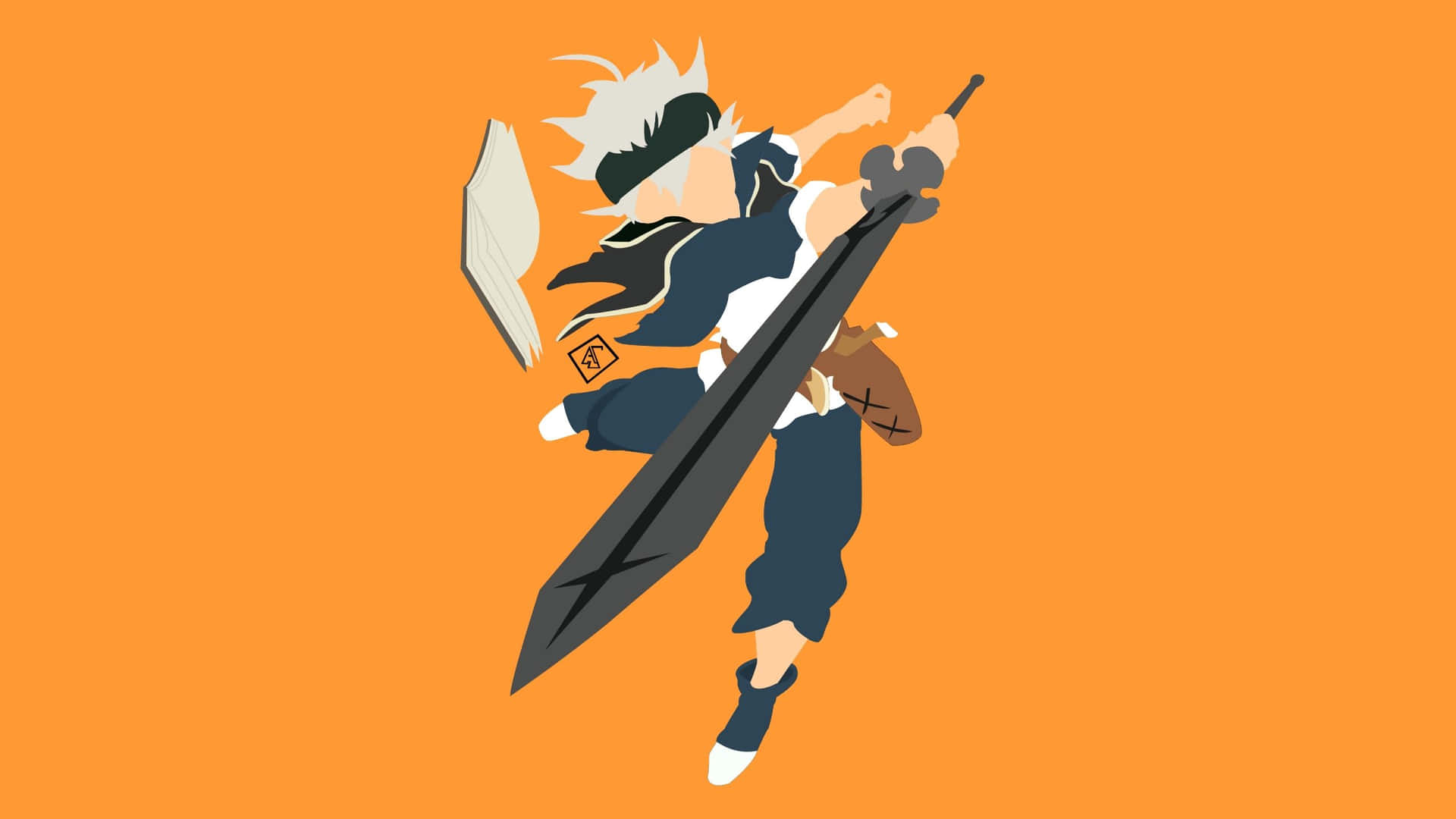 Asta Black Clover 4k Digital Art Demon-dweller Sword Background