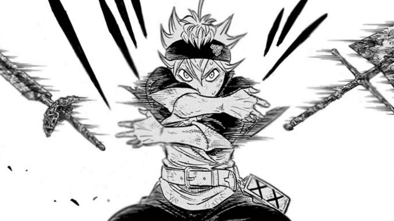 Asta Black Clover 4k Two Swords Manga Background