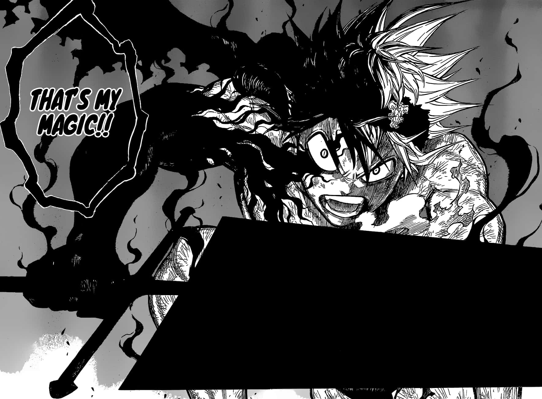 Asta_ Unleashing_ Magic_ Manga_ Panel Wallpaper