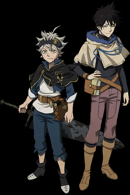 Astaand Yuno Black Clover Anime PNG