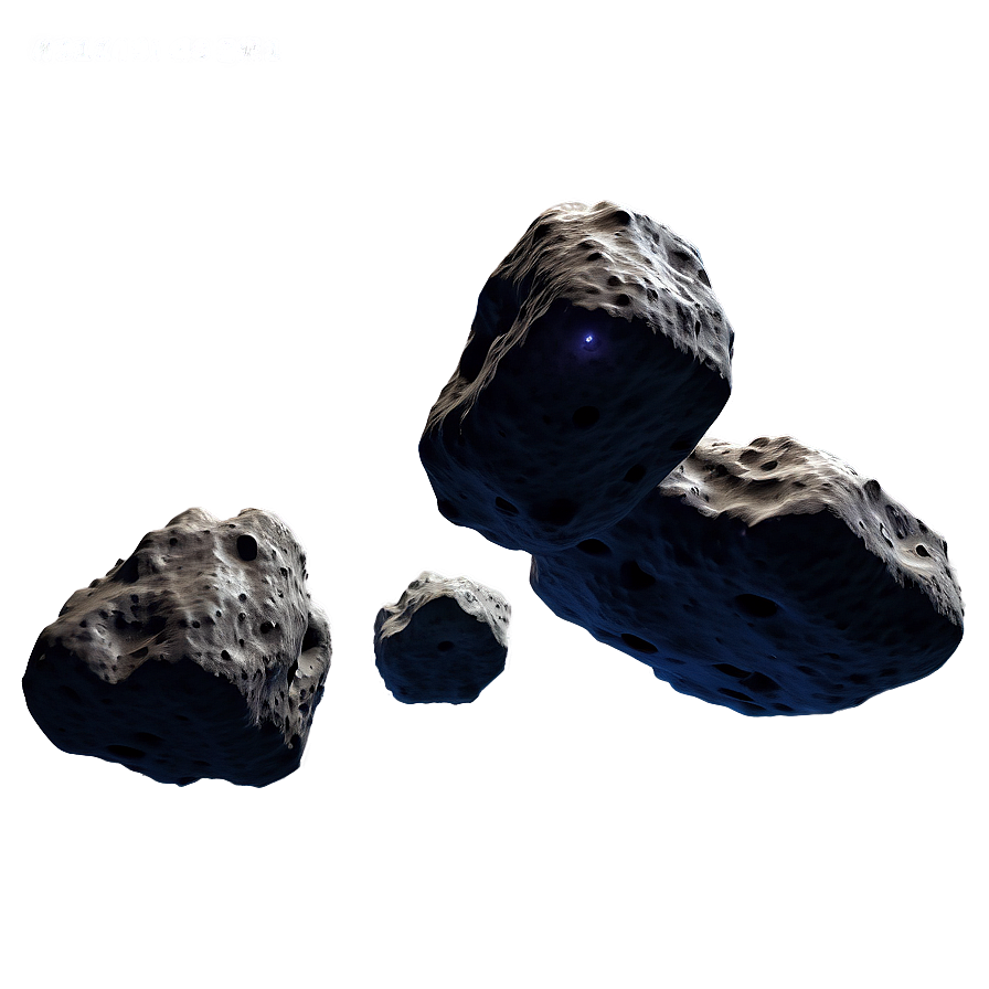 Asteroid Field Png 05252024 PNG