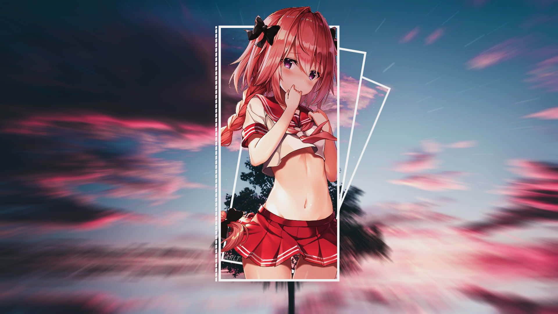 Astolfo from Fate/Apocrypha looking determined