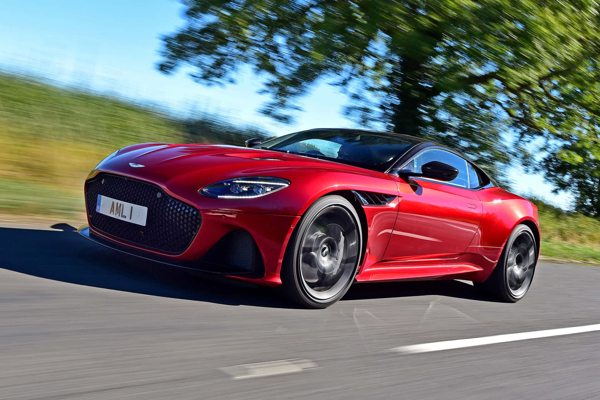 Aston Martin DBS Superleggera - A Masterpiece of Power and Luxury Wallpaper