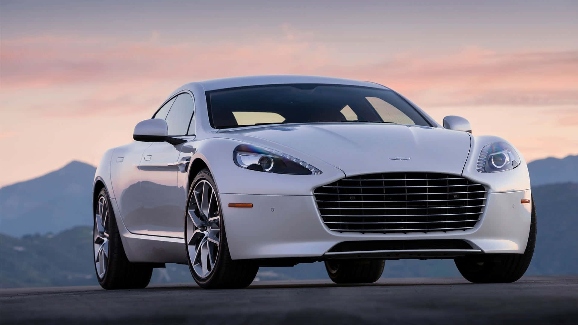 The Iconic Aston Martin Rapide S in Action Wallpaper