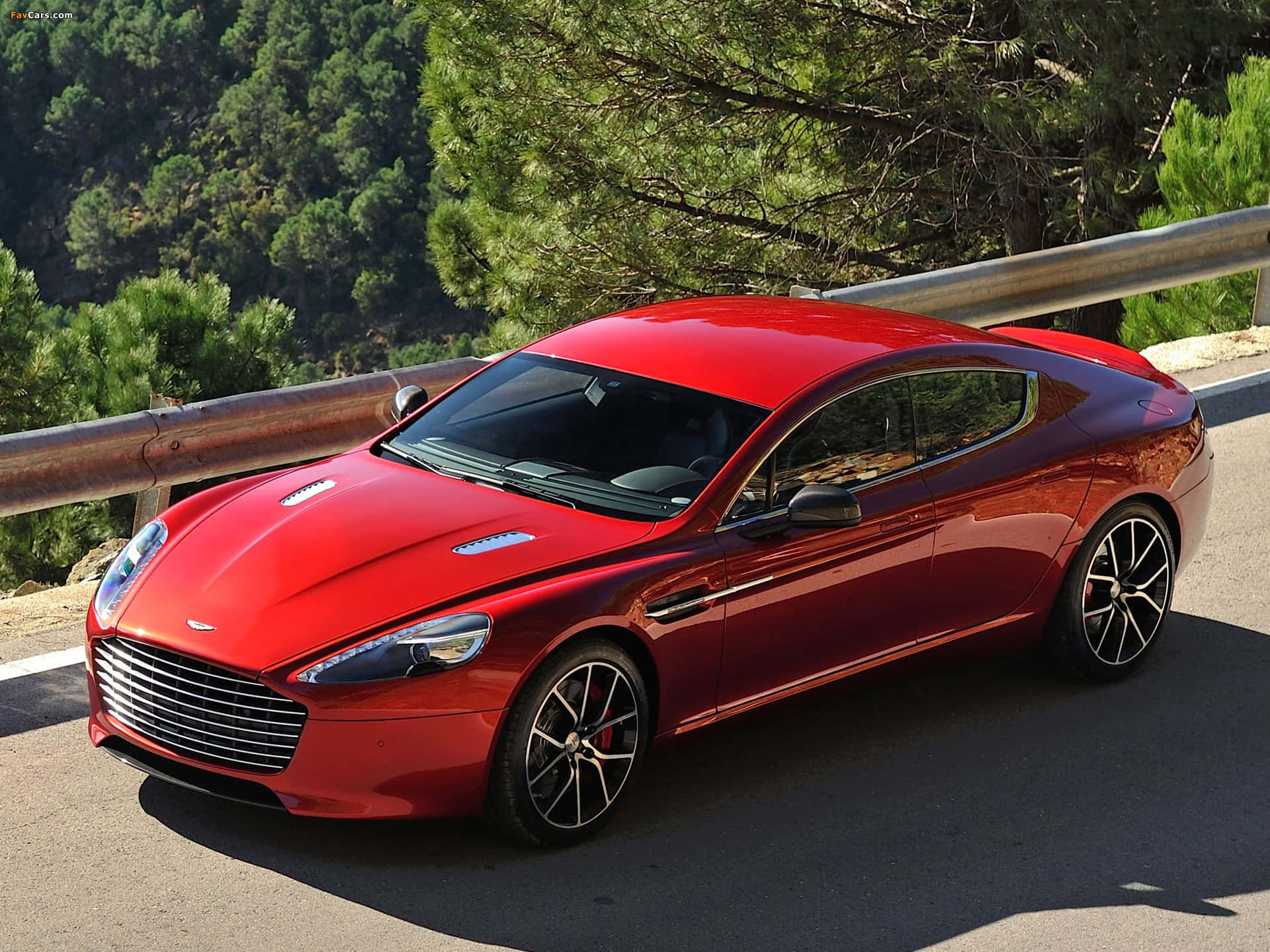 Caption: Aston Martin Rapide S - A perfect fusion of power and elegance Wallpaper