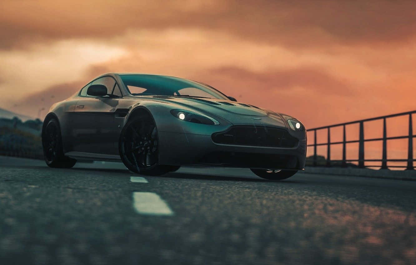Astonmartin V12 Vantage - Lujo Y Rendimiento En Un Solo Lugar Fondo de pantalla