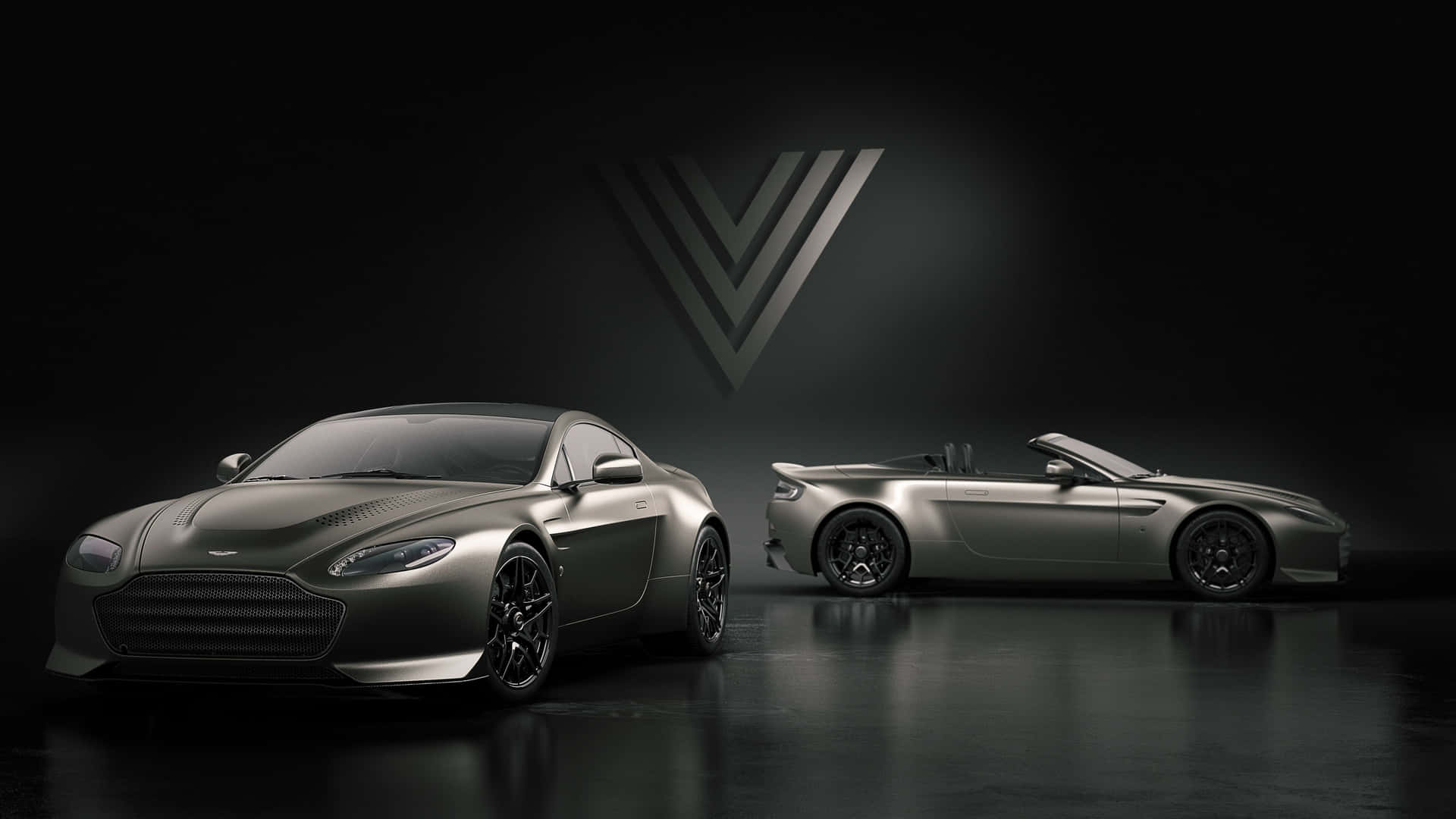 Astonmartin V12 Vantage - Una Fusión De Potencia Y Elegancia Fondo de pantalla