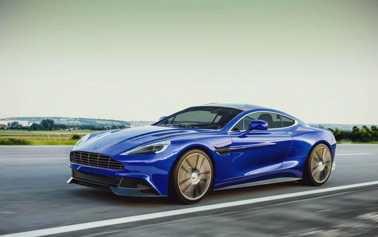 Experimentael Poder Y La Elegancia Del Aston Martin Vanquish. Fondo de pantalla