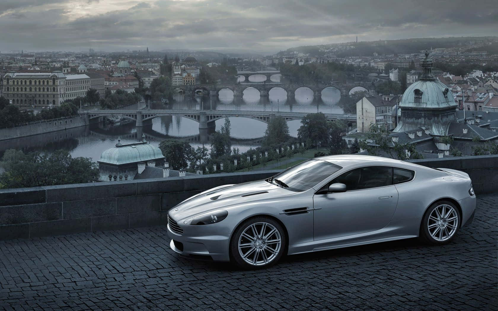 Stunning Aston Martin Vanquish Ready for a Drive Wallpaper