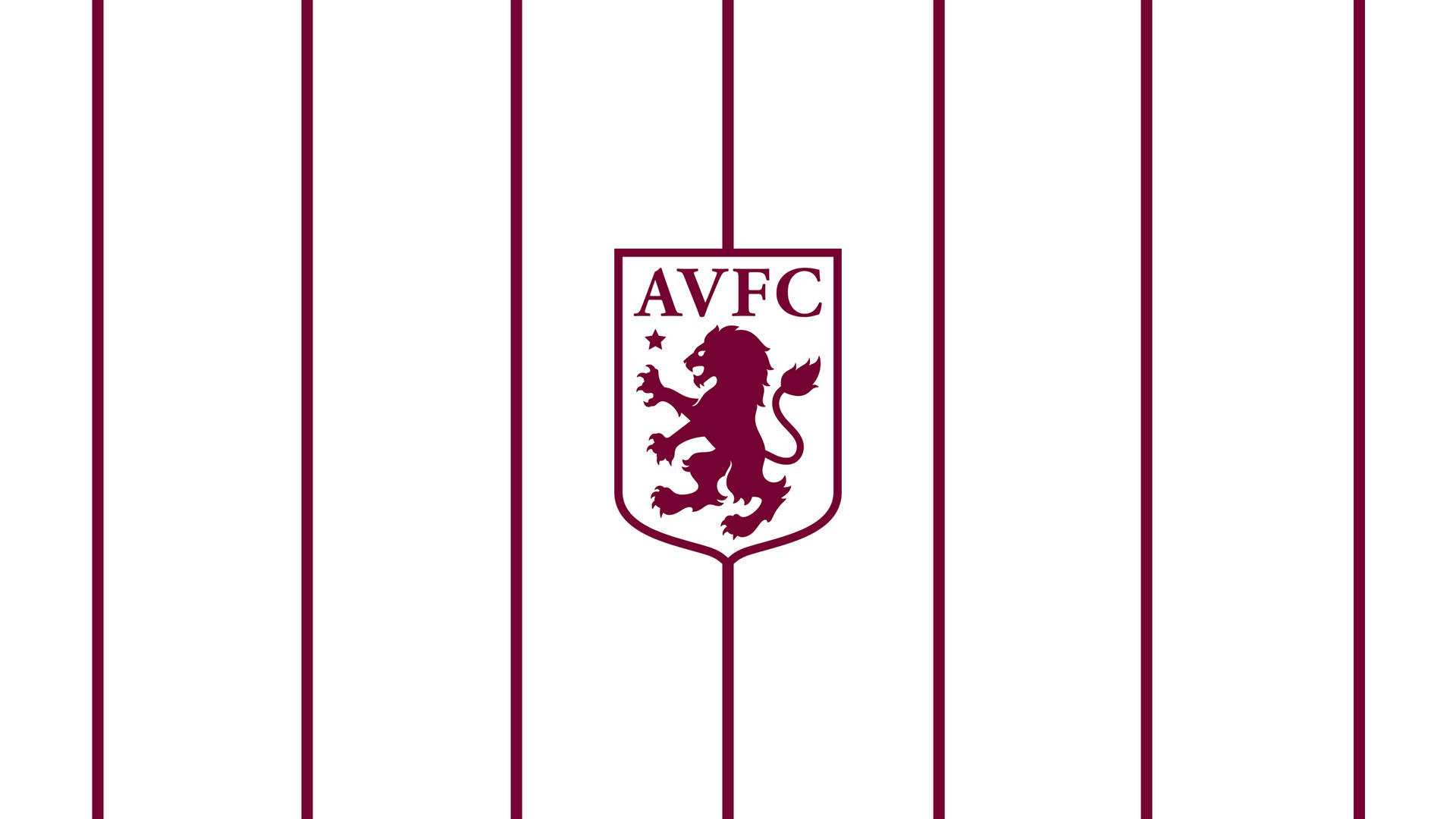 Aston Villa Logo Minimalista Art Sfondo