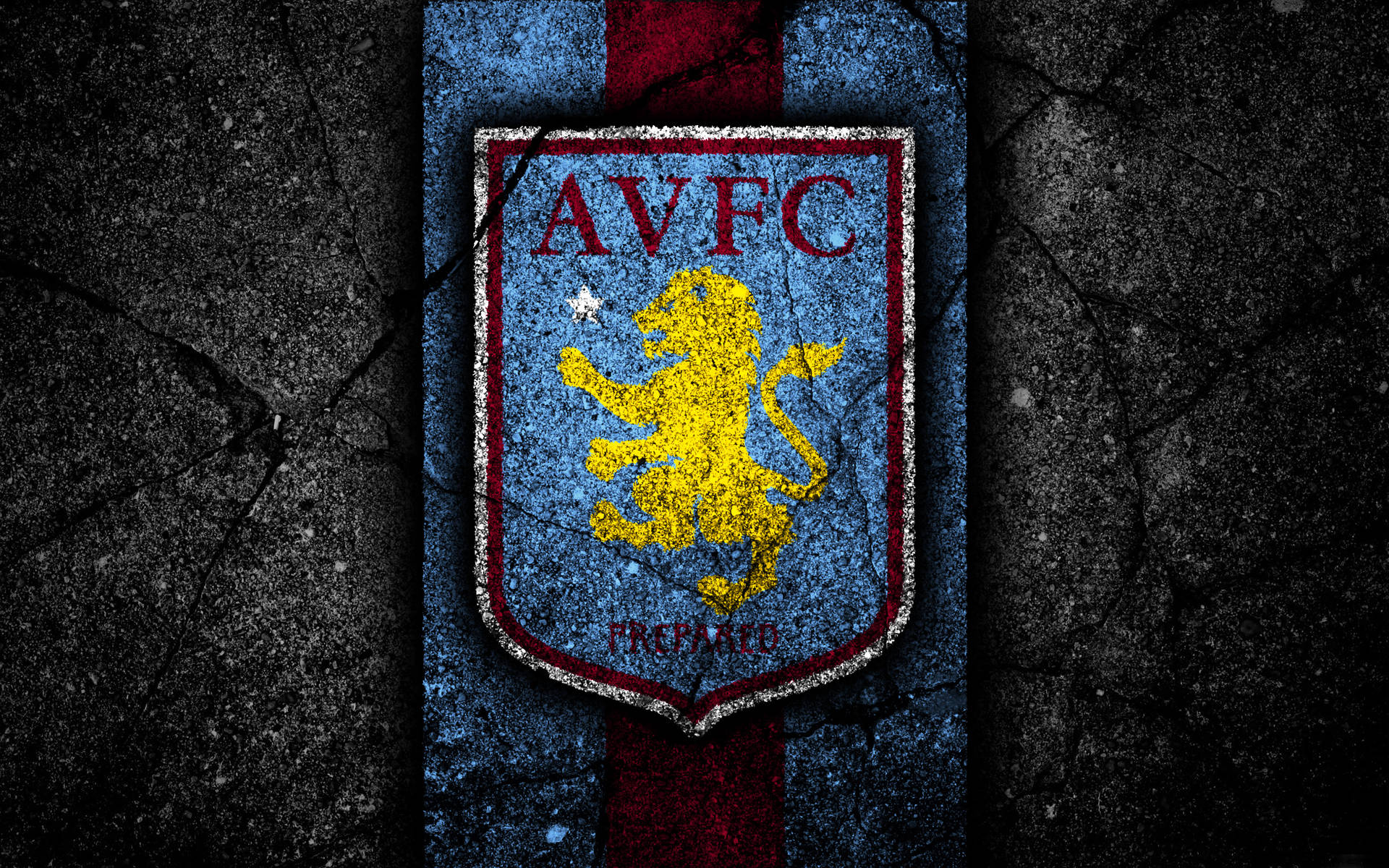 Aston Villa Rocking Logo Art Wallpaper