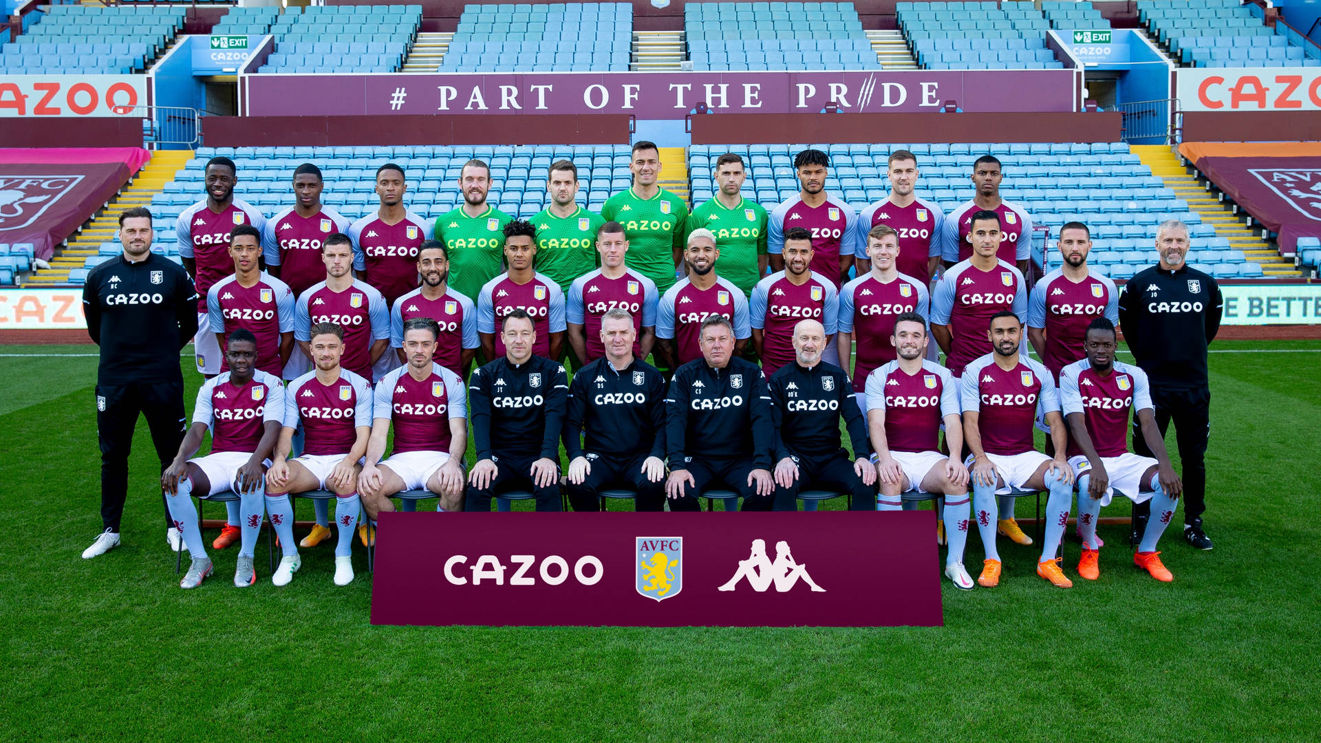 Aston Villa's Squad Photo Wallpaper