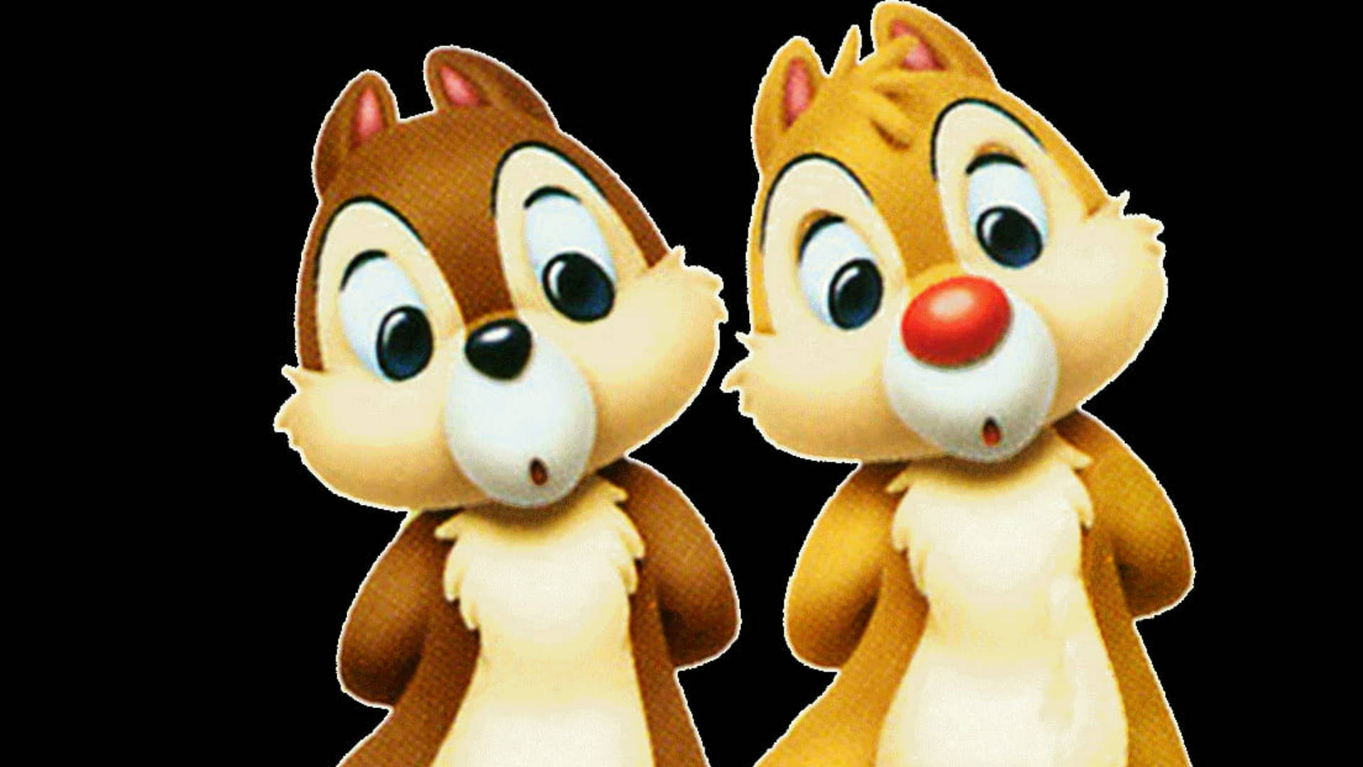 Astonished Face Of Chip N Dale Rescue Rangers Wallpaper