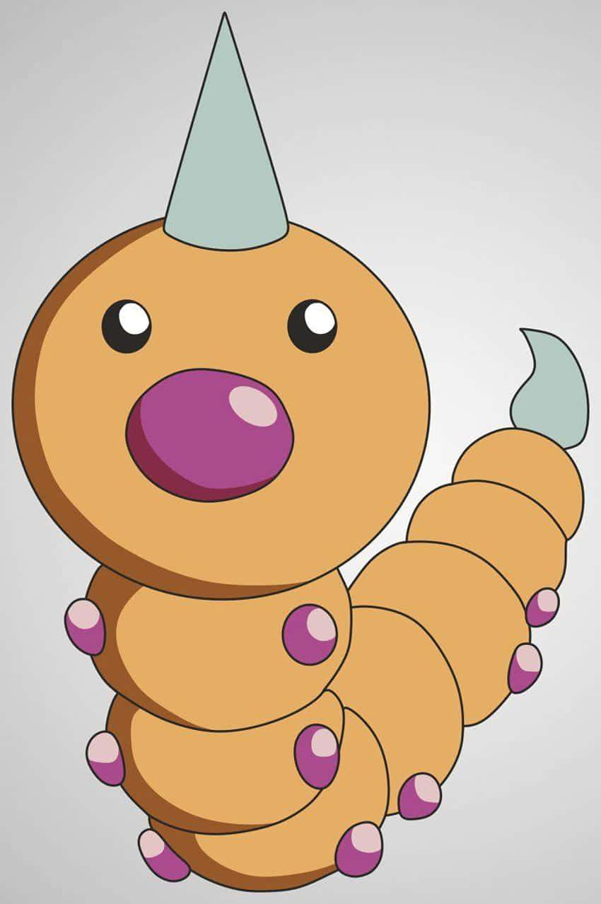 Astonishing Close-up Of Weedle In Pokémon Go Wallpaper