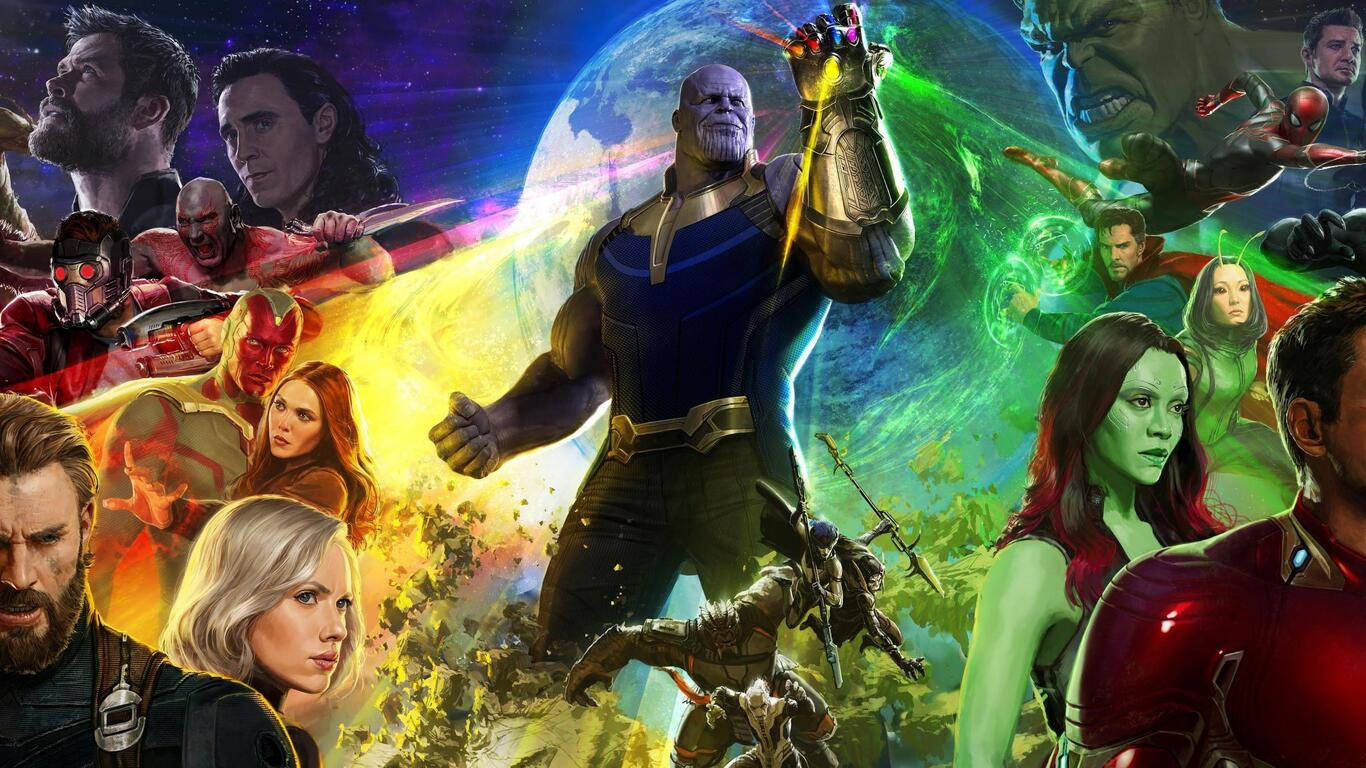 Astounding 4k Visualization Of The Marvel Avengers Team Wallpaper