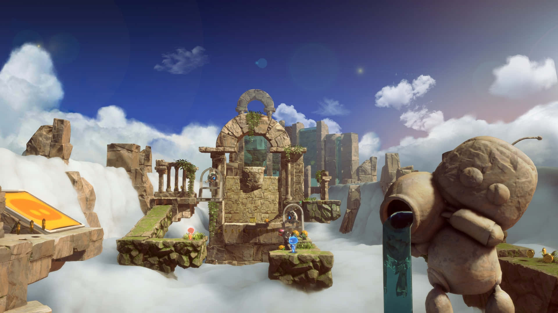 Astro Bot Adventure Gameplay Wallpaper