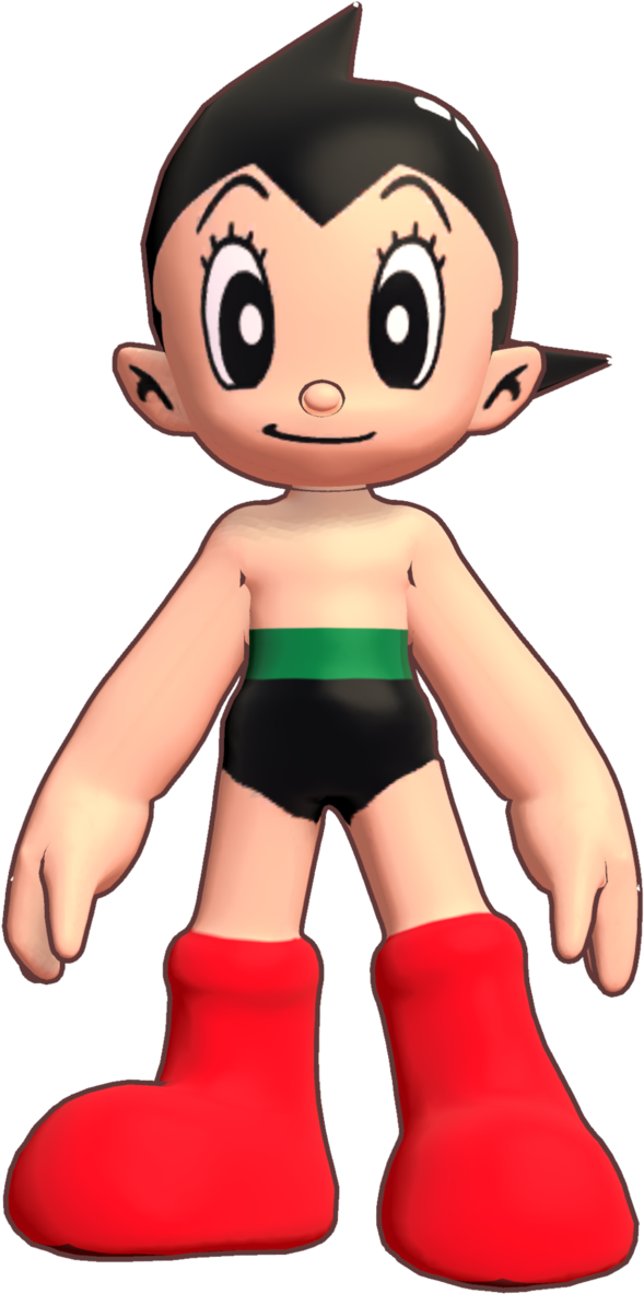 Astro Boy Character Render PNG