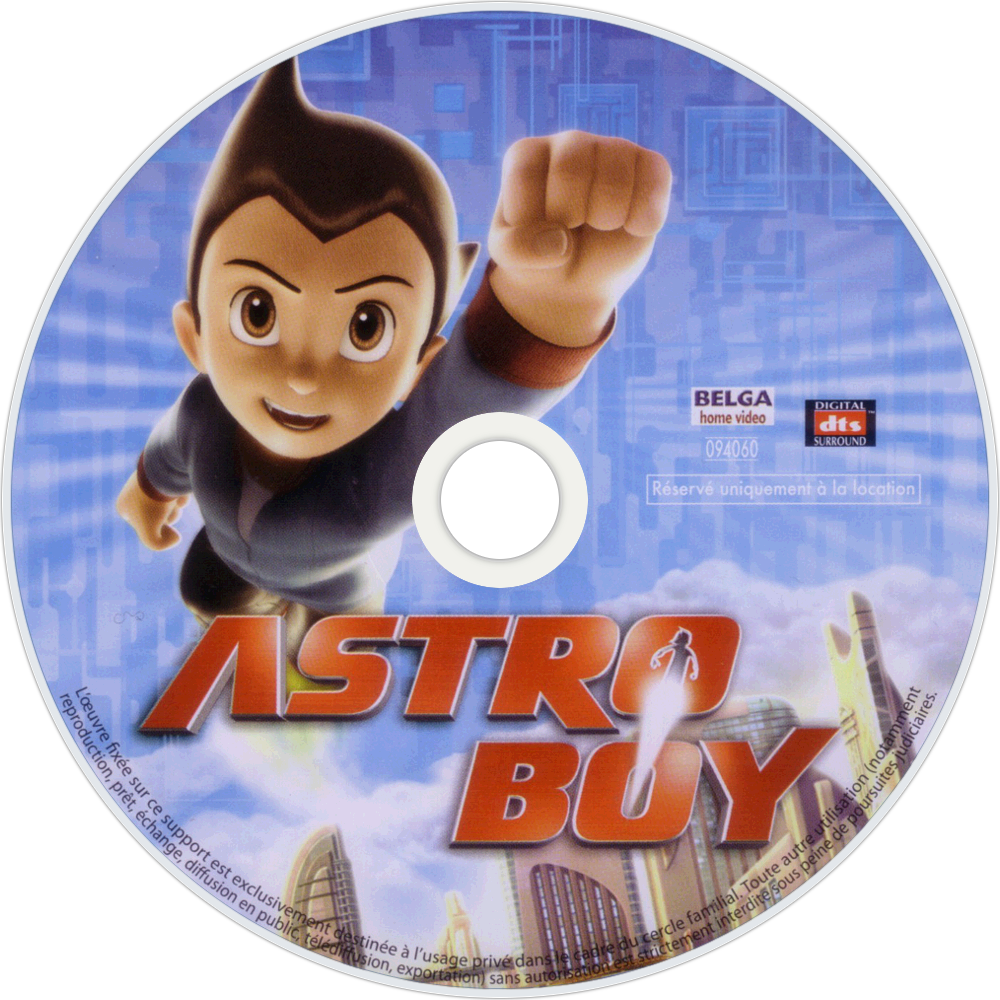 Astro Boy D V D Cover Art PNG