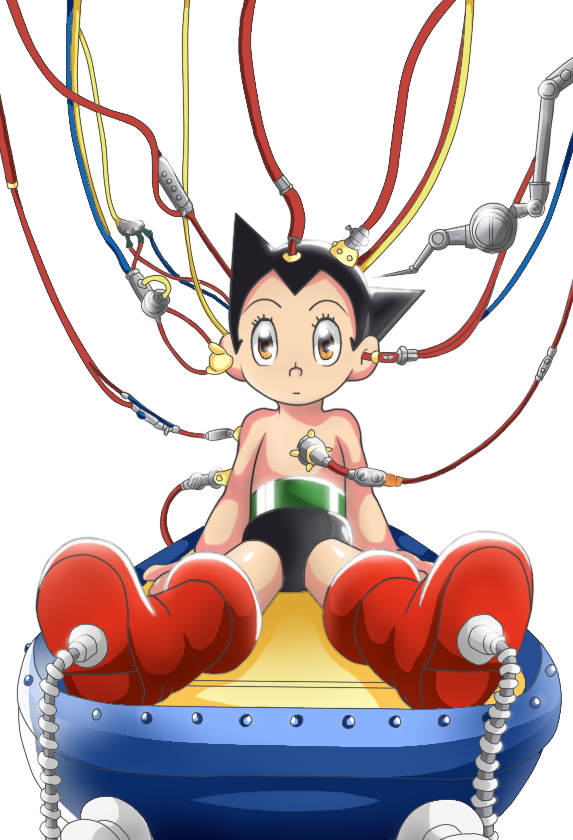 Astro Boy Power Up PNG