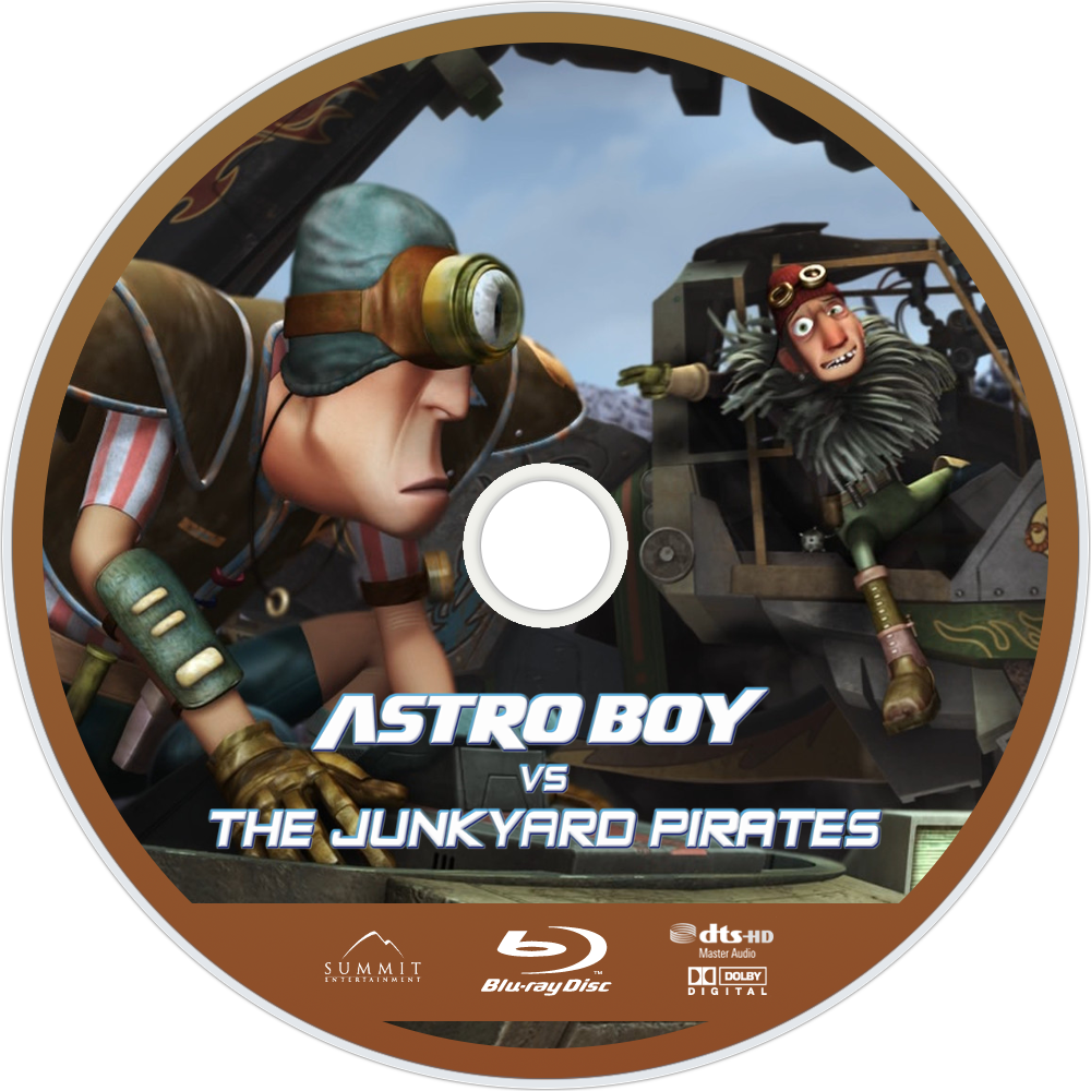 Astro Boy Versus Junkyard Pirates Bluray PNG