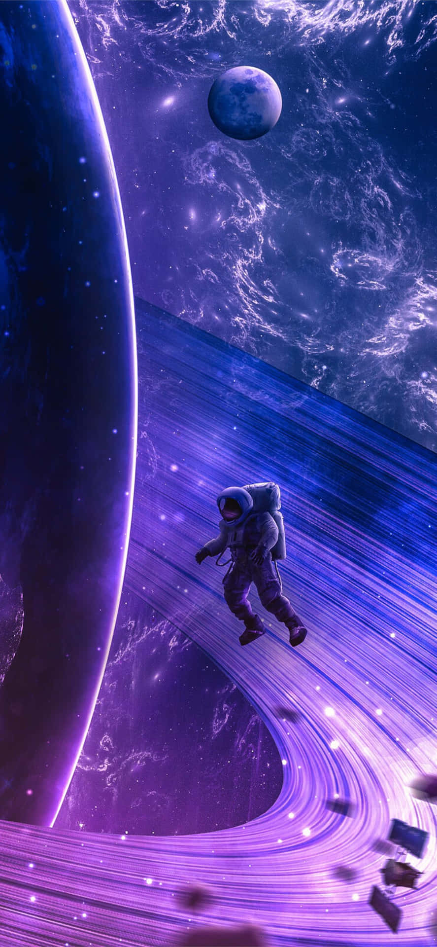 Astro Jack Exploring the Galaxy Wallpaper