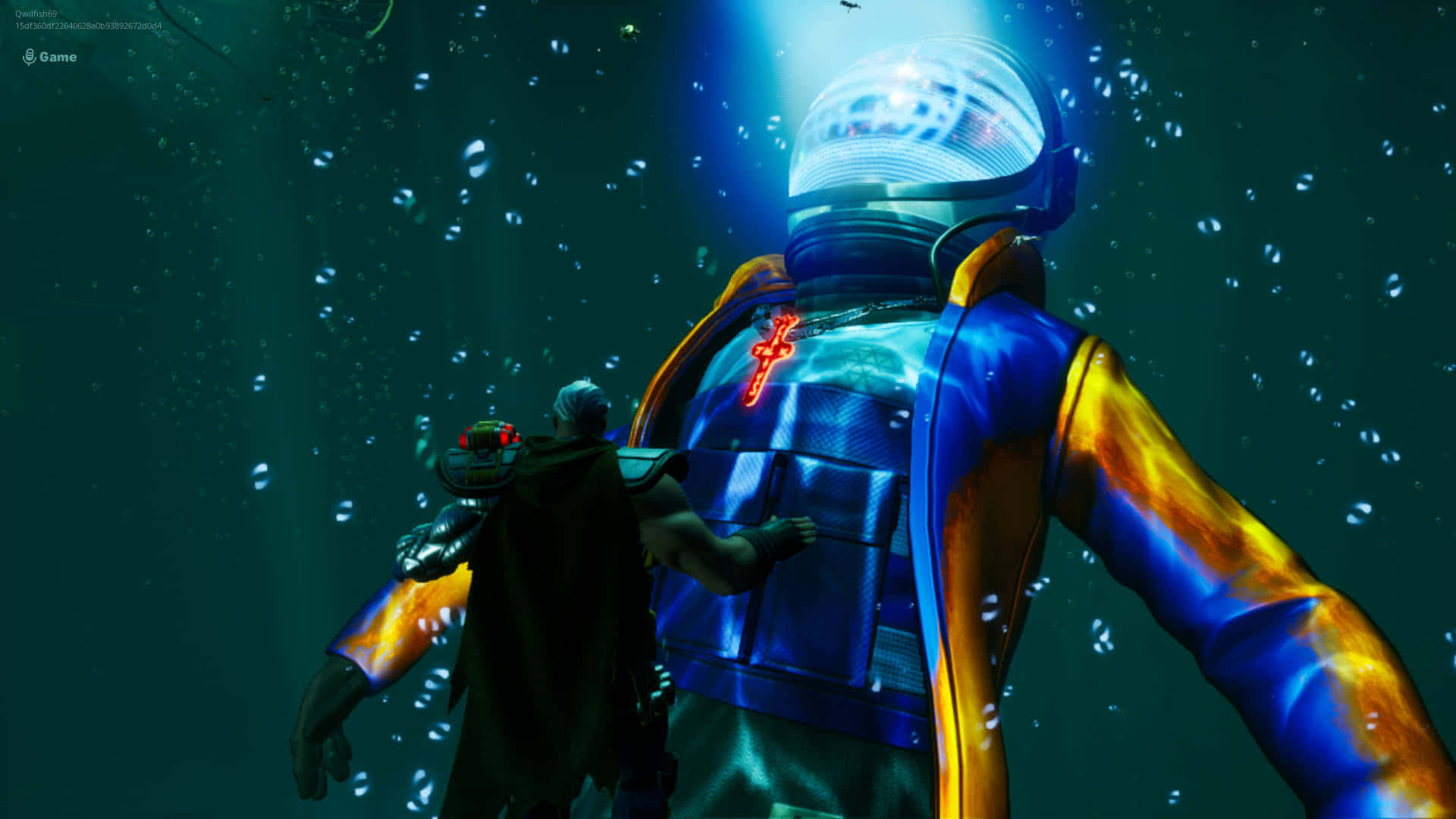 Astro Jack Underwater Wallpaper