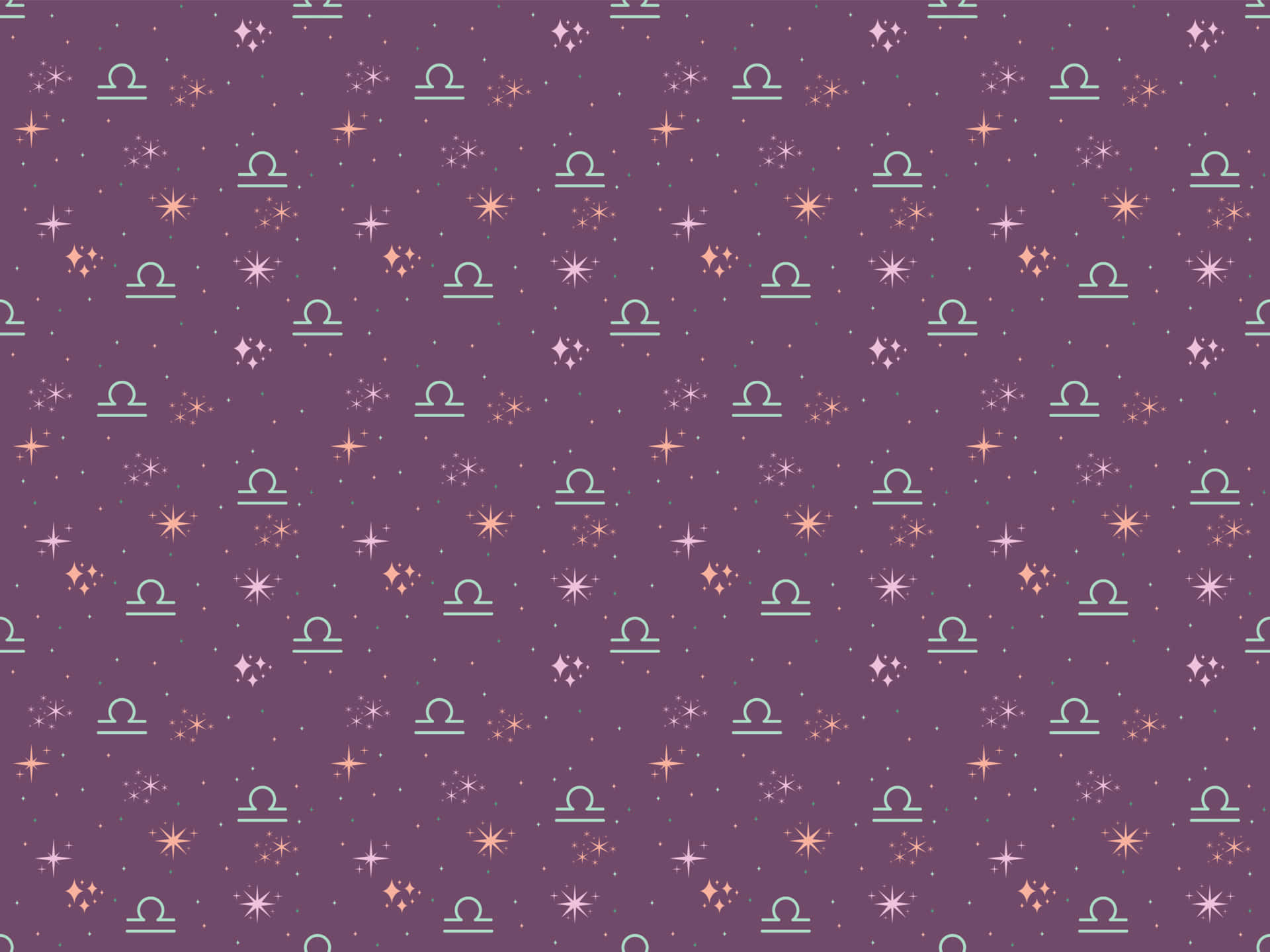 Astrological Symbols Pattern Wallpaper