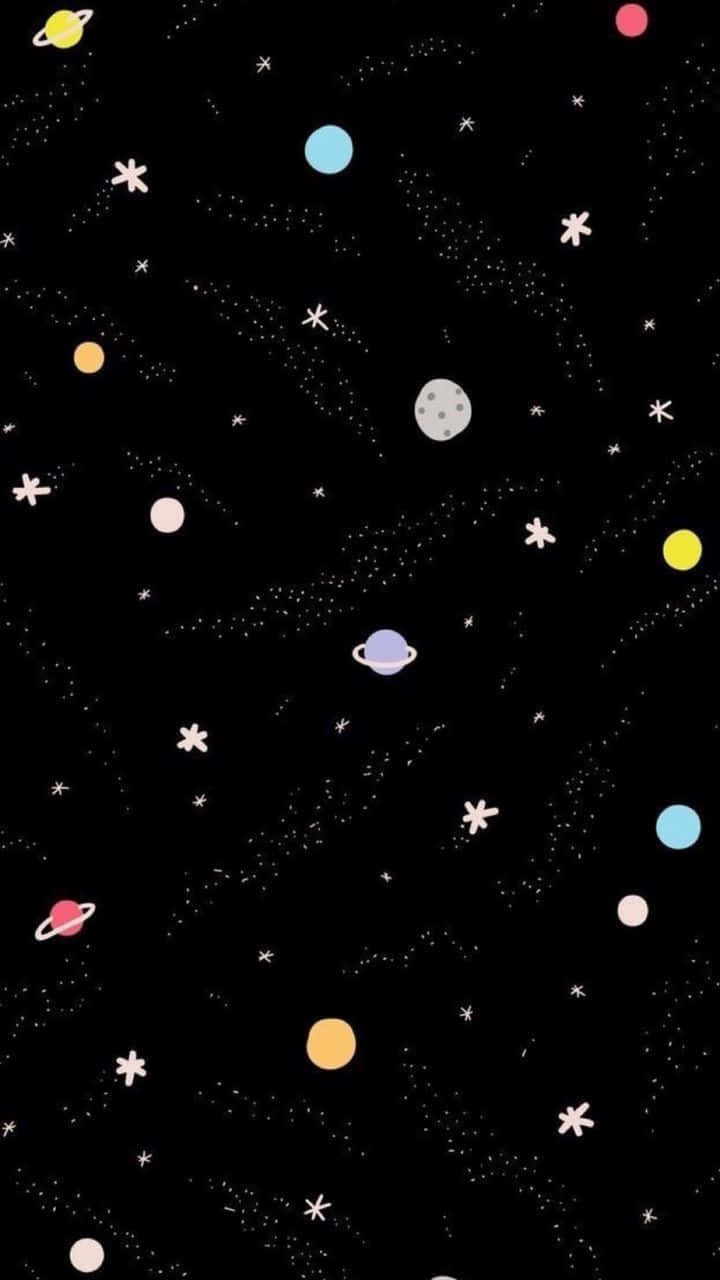 Harness the power of astrology with this stylish astrology-inspired iPhone Wallpaper