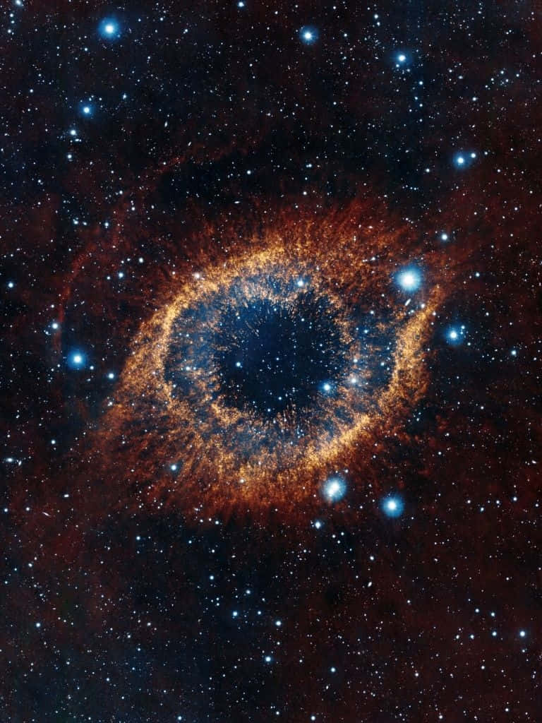 Un'immaginedi Un'anello Di Nebulosa Nello Spazio Sfondo