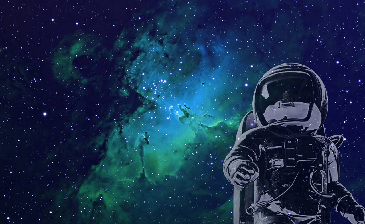 Astronaut Æstetisk Kosmos Wallpaper