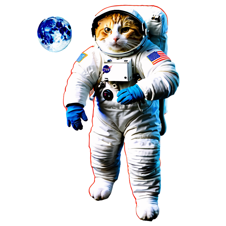 Astronaut Cat Png Fst PNG