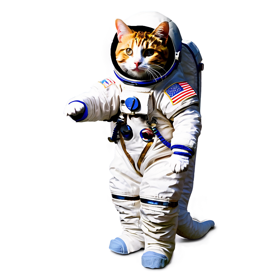 Astronaut Cat Png Goc PNG