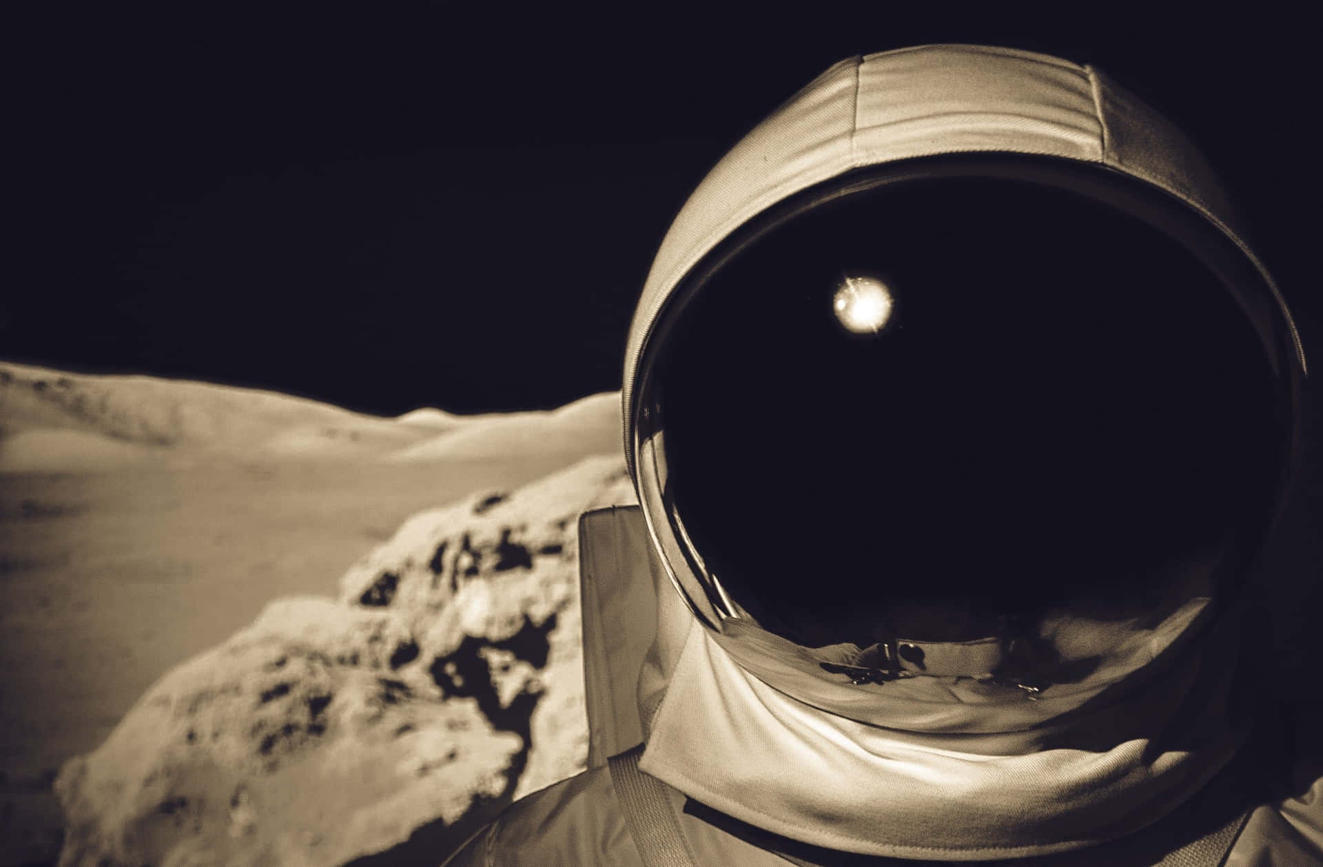 Astronaut Up Close Desktop Wallpaper