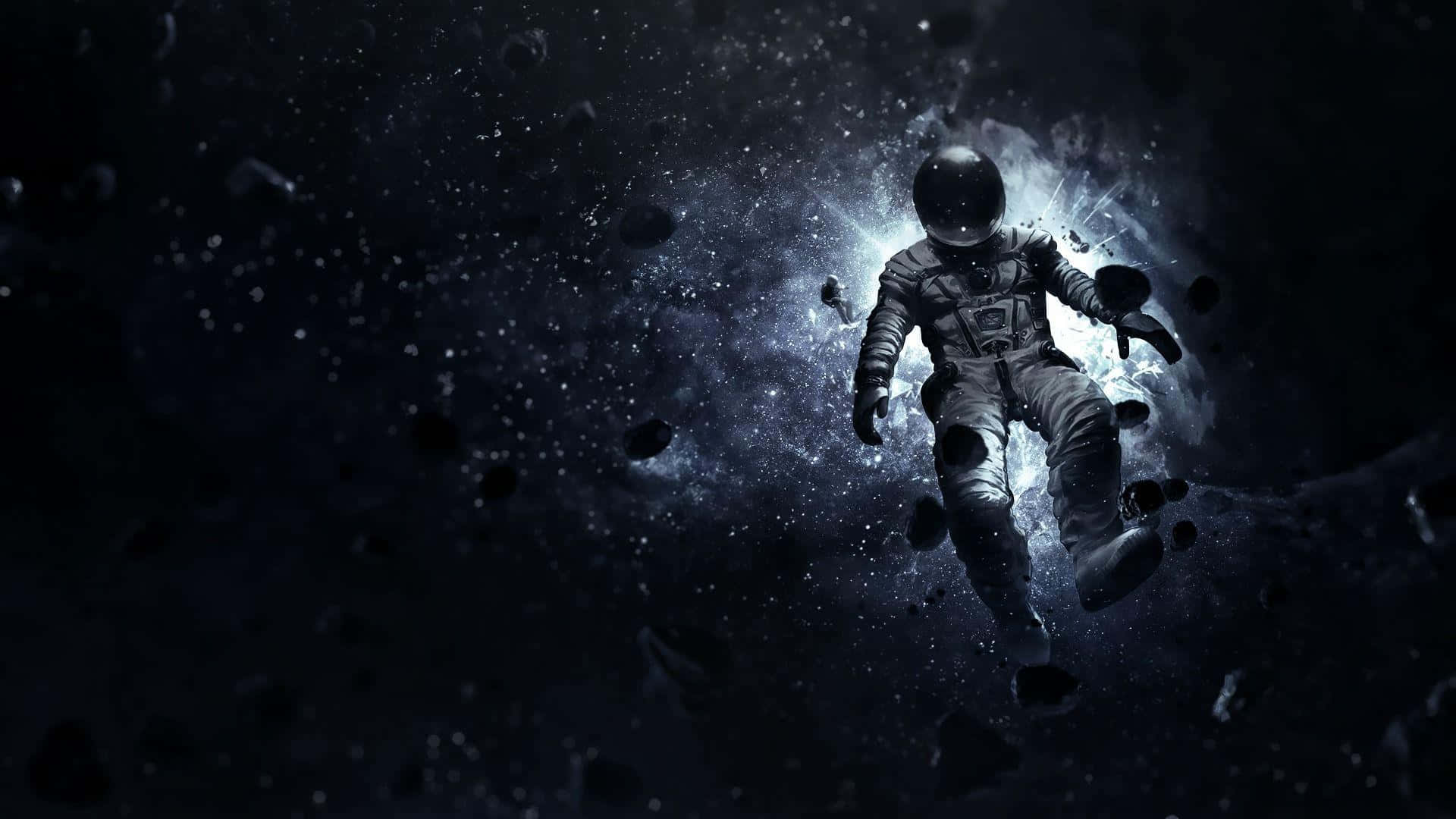Astronautaexplorando O Espaço. Papel de Parede