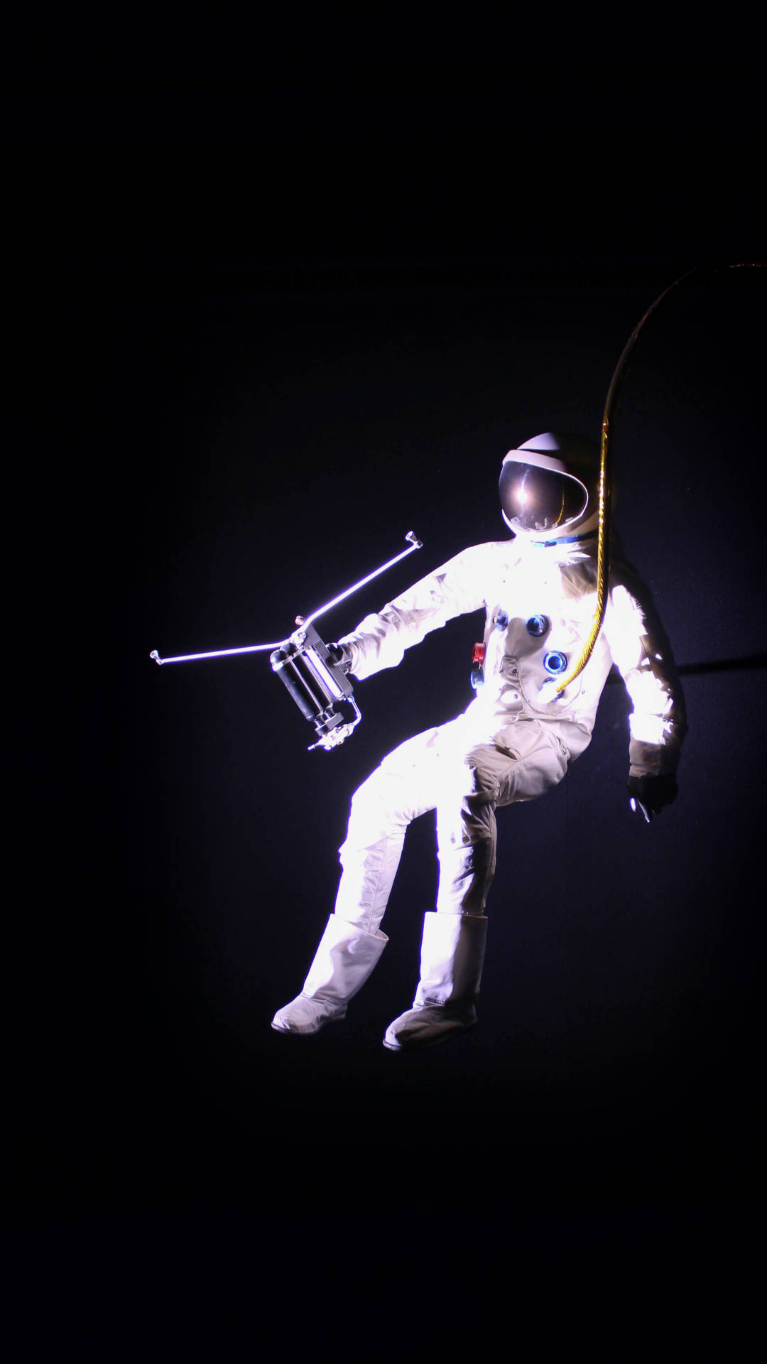 Astronaut Exploring Empty Space Wallpaper