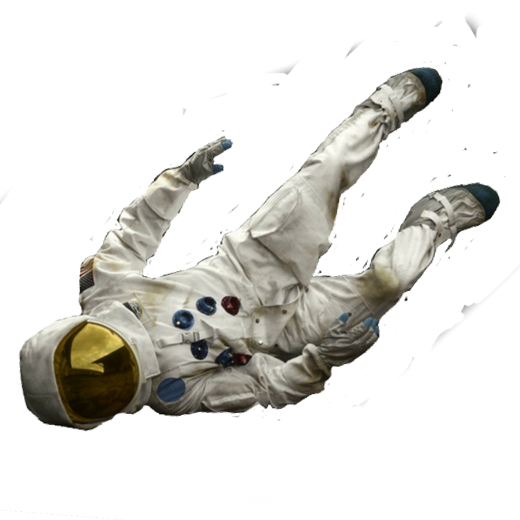 Astronaut Floatingin Space.png PNG