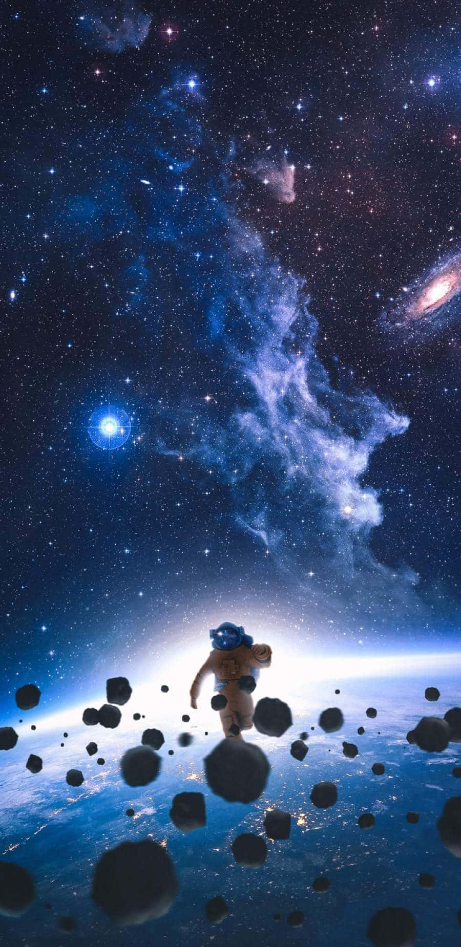 Astronaut Iphone 900 X 1850 Wallpaper