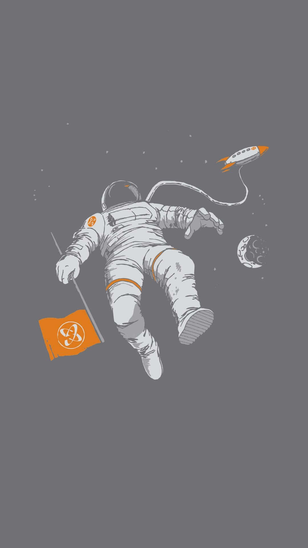 Gør hvert øjeblik unik med astronaut iphone tapet. Wallpaper