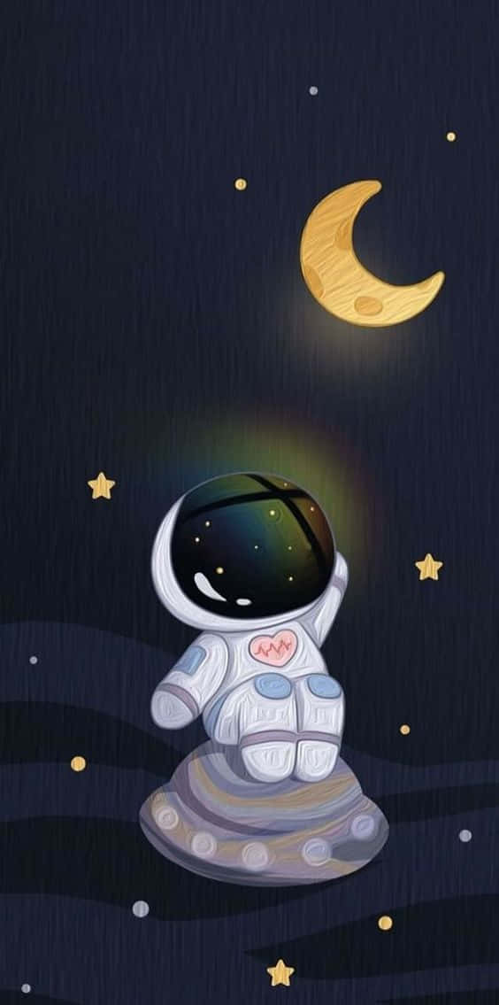 Astronaut Iphone 564 X 1135 Wallpaper