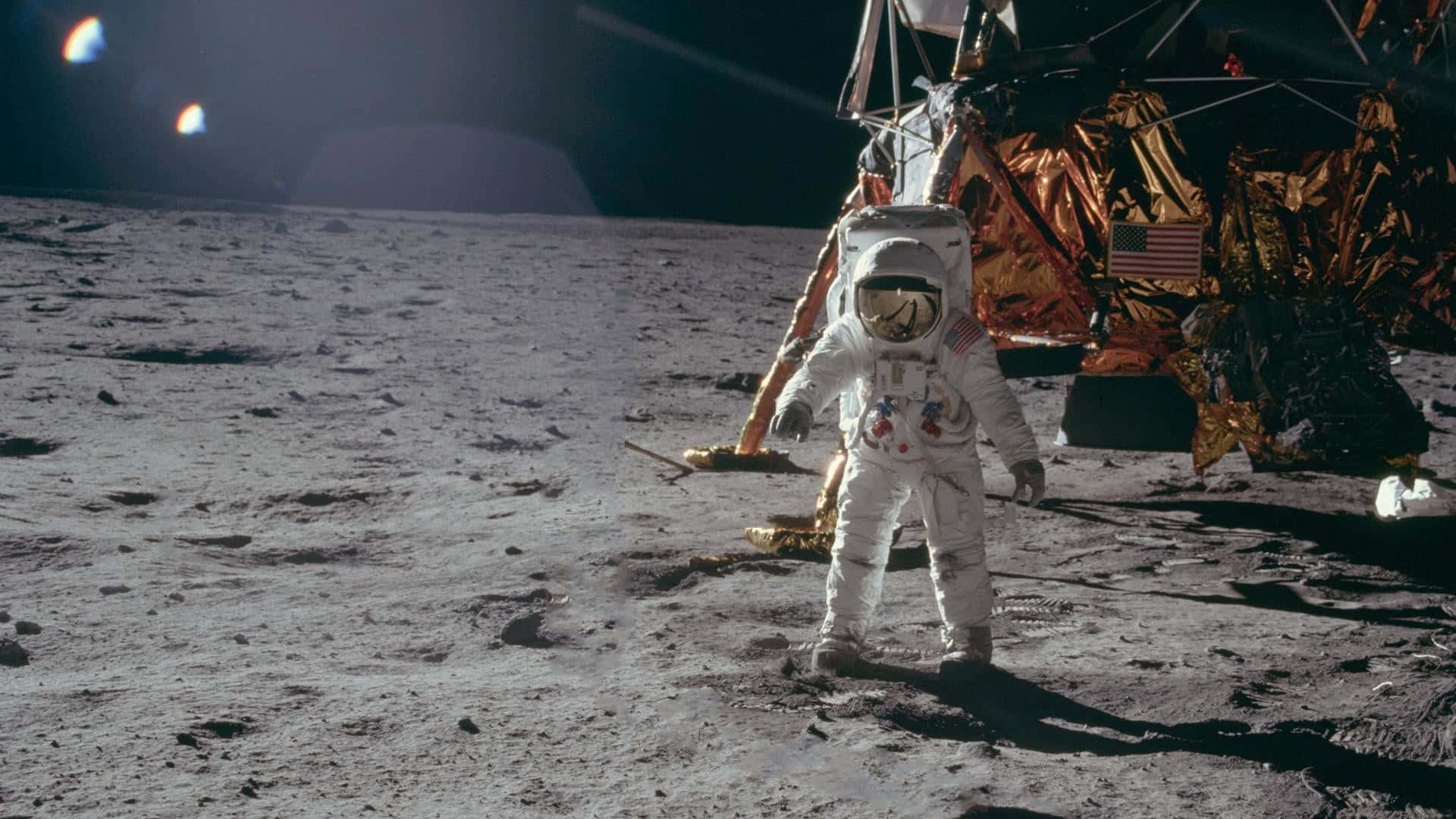 Astronaut_ Moon_ Landing_ Module Wallpaper