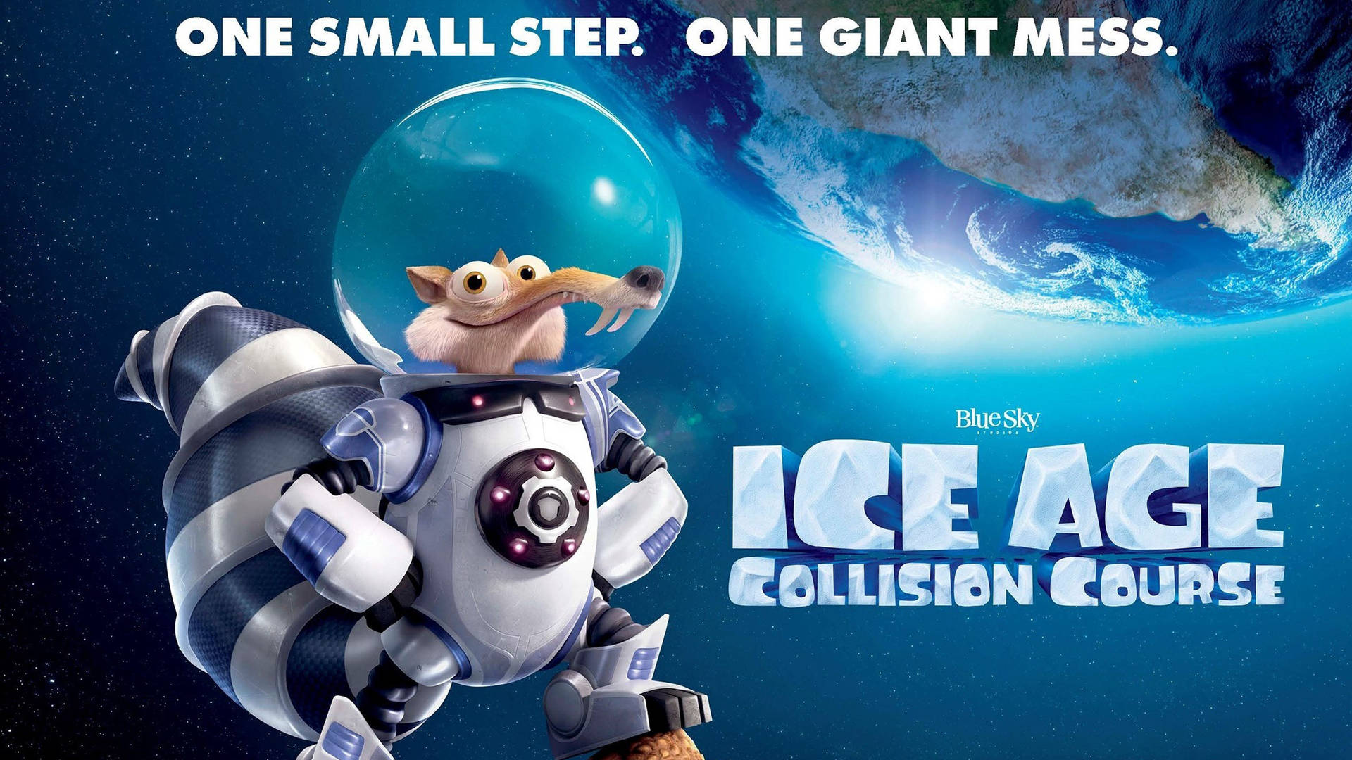 Astronautascrat En Ice Age: Collision Course Fondo de pantalla
