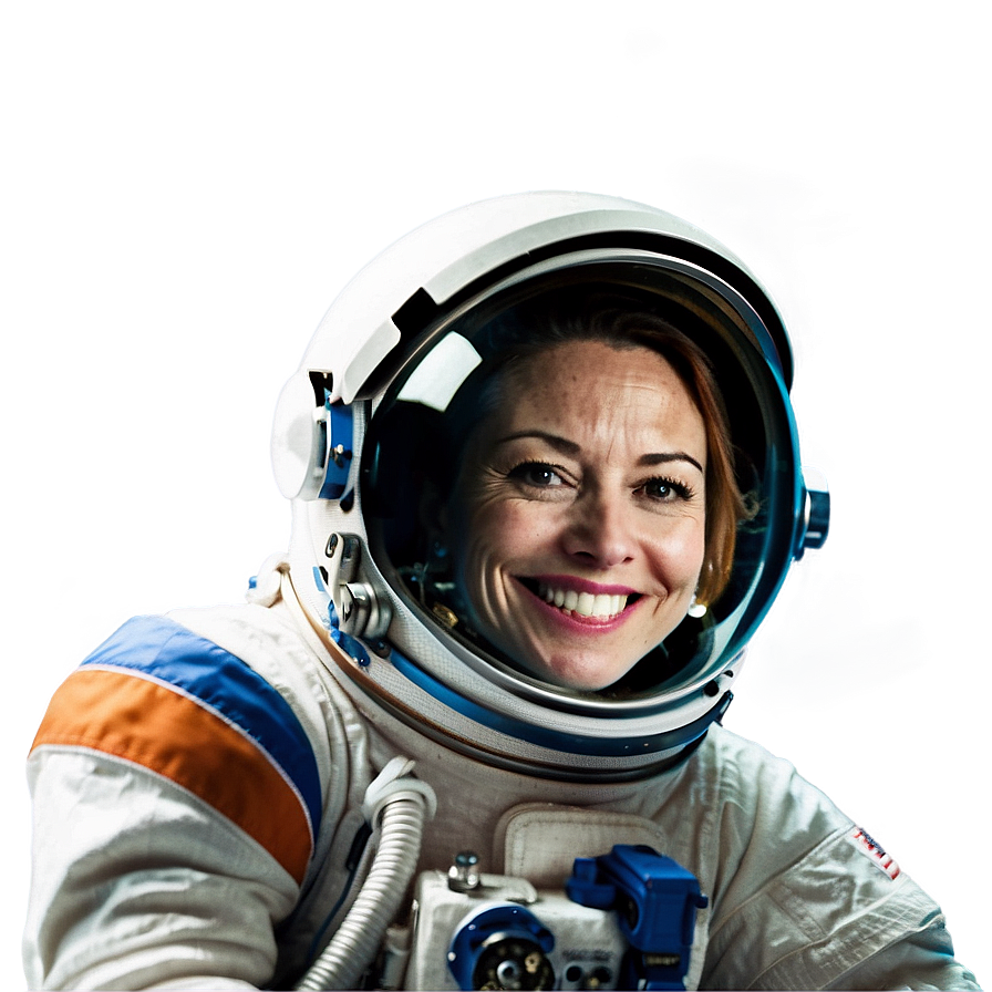 Astronaut Selfie In Space Png Mnh56 PNG