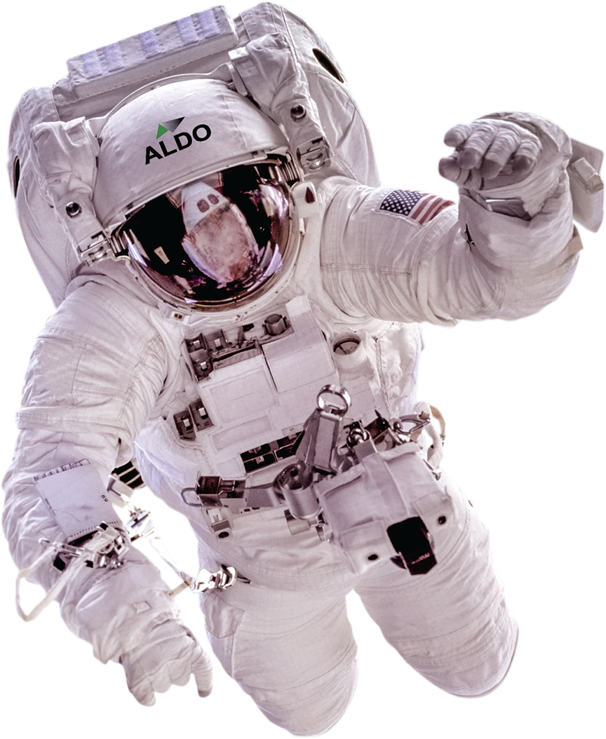 Astronaut Spacewalk Pointing PNG