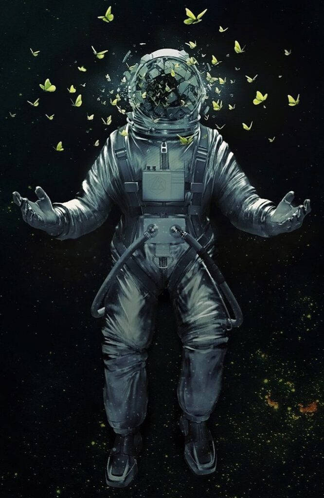 Astronaut With Butterflies Cool Android
