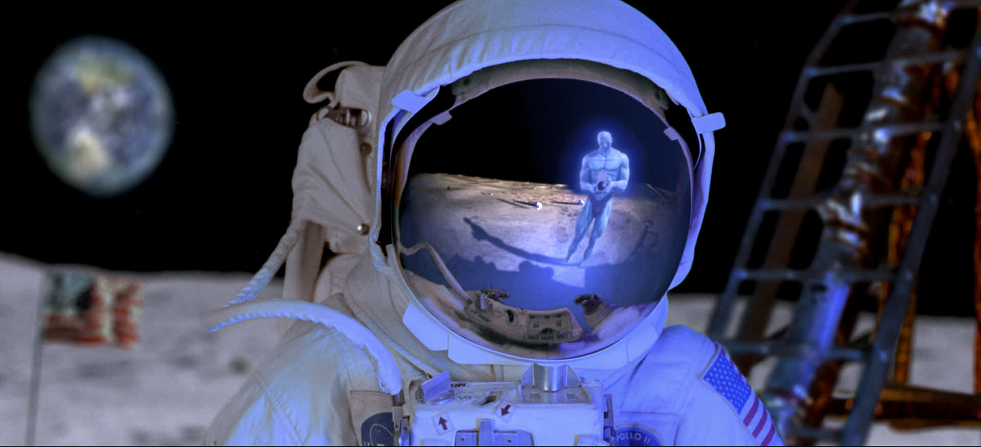 Astronauts_ Moon_ Landing_ Reflection Wallpaper