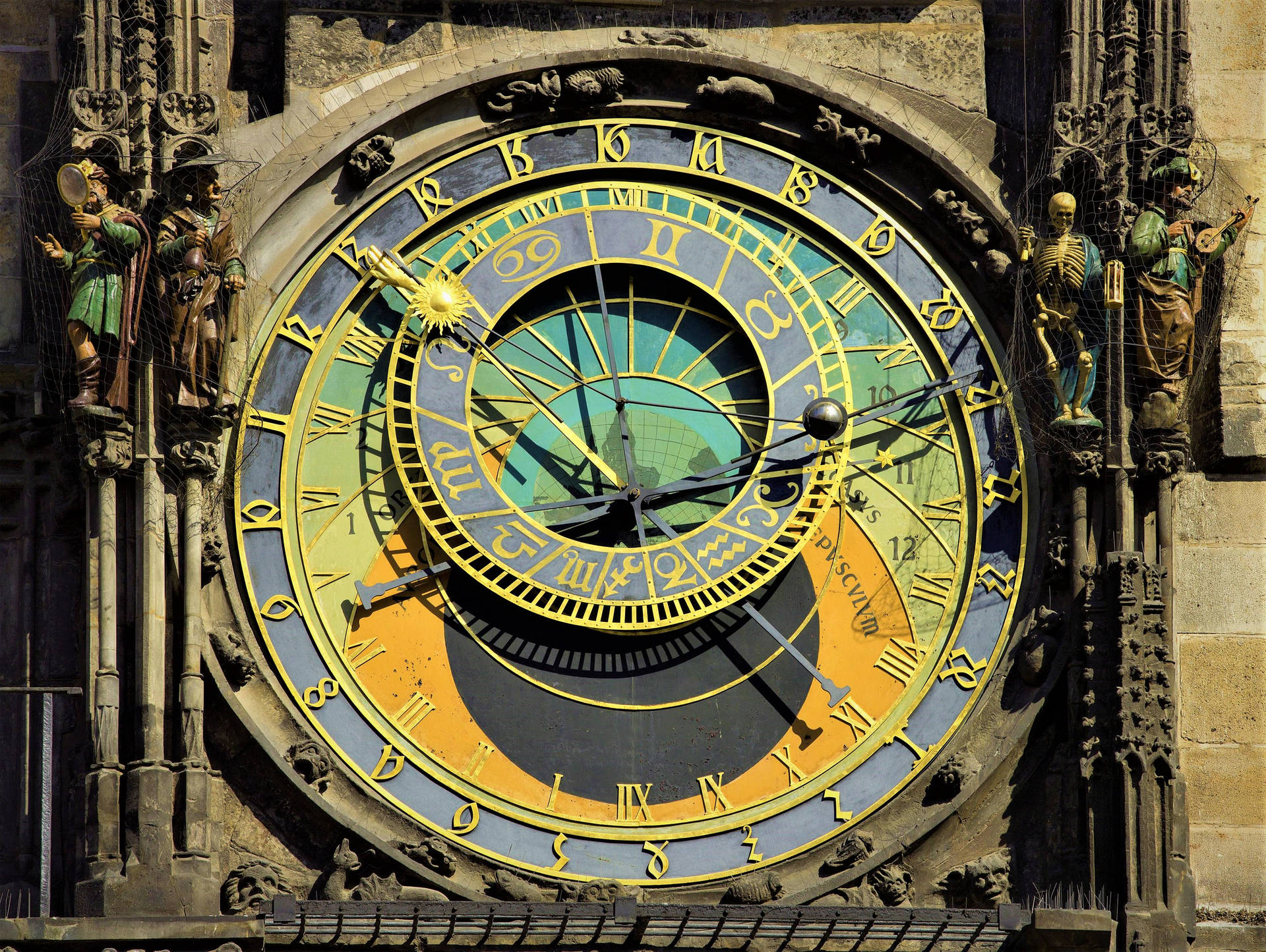 Astronomical Clock Czech Republic Wallpaper