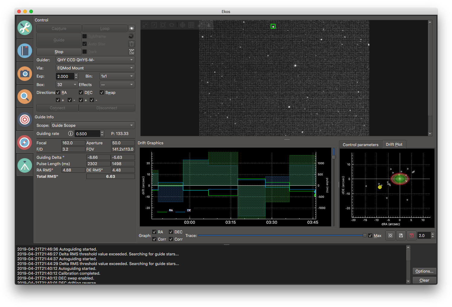 Astronomy Software Interface Screenshot PNG
