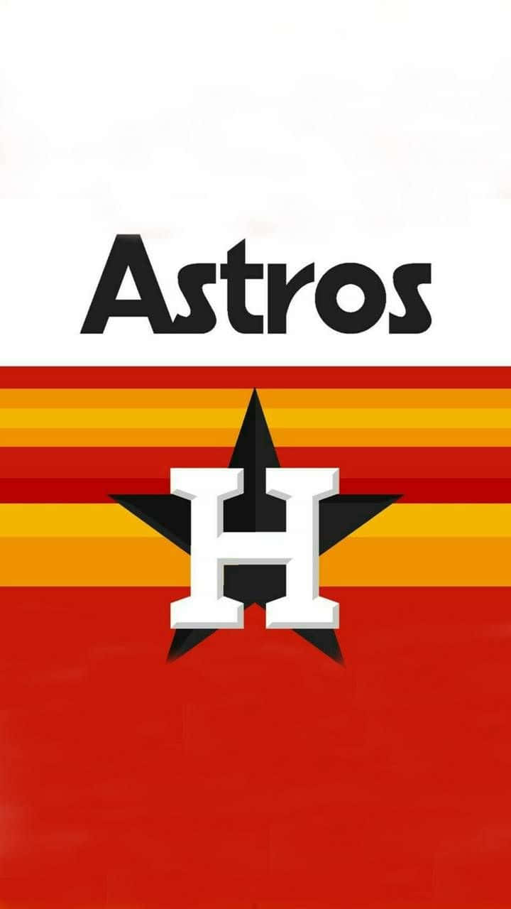 Astros Logo on a Starry Sky Background